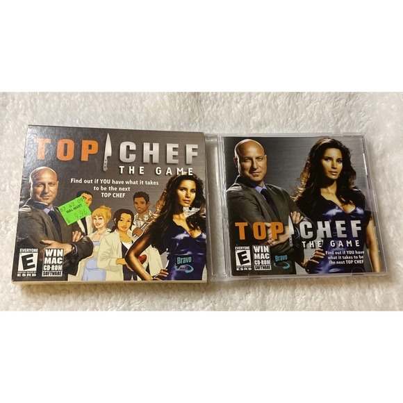 Other - Top Chef The Game CD Rom Software 2009 Foodies Cooking Love Padme Lakshmi‎ Tom